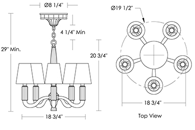 Paris Chandelier